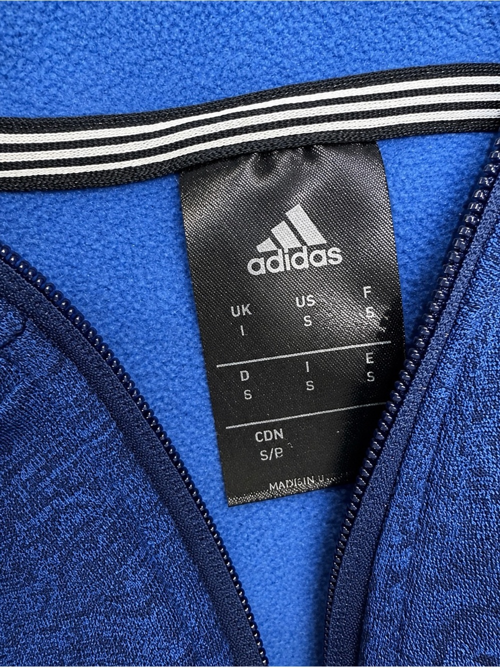 Adidas Climawarm Full Zip Hoodie – Men’s Large - Picture 5 of 5